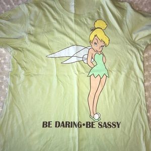 Women’s XXL Disney tinker bell shirt sleeve shirt